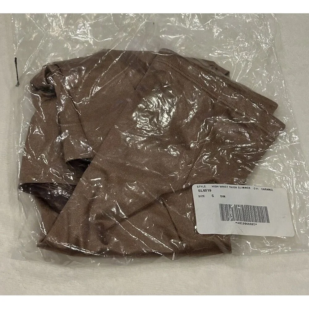 RUBY RIBBON Size Small HIGH WAIST THIGH SLIMMER Shorts Style‎ 4019 (Sand )